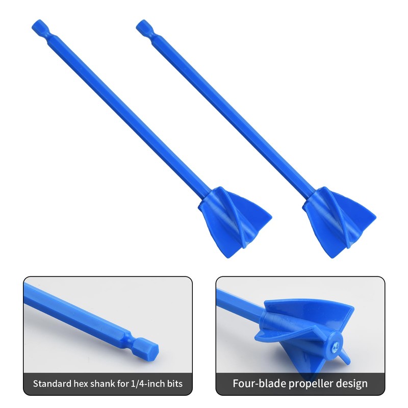 Reusable Paint Mixer for Dril, 6 Pcs Paint Stirrer, Mixing