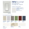Leviton Renu RKDMD-WW Dimmer Color Change Kit (White on White)