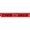 "evidence" sawtooth security tape - red
