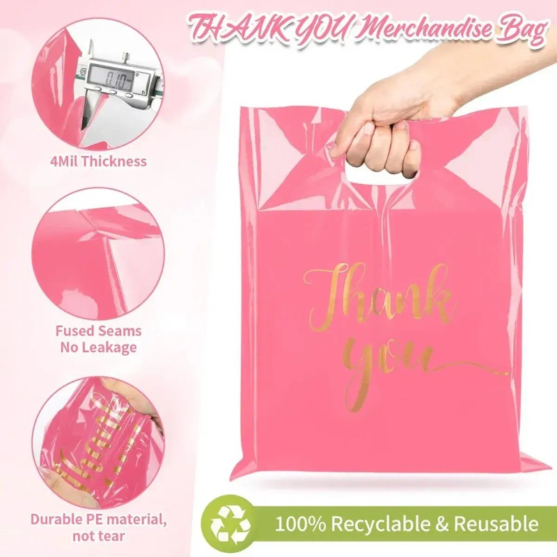 100 Gracias Bolsa Boutique, Bolsa De Embalaje 30x40cm