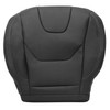 NLQR Front Driver Bottom Replacement Perforated Seat Cover Black Microfiber