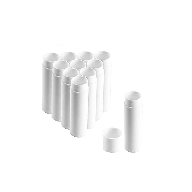 Queta Pack of 50 Empty Lipstick Plastic Lipstick Sleeves Empty