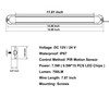 DUNTUO LED Interior Light Bar Touch Switch 12V/24V DC Waterproof
