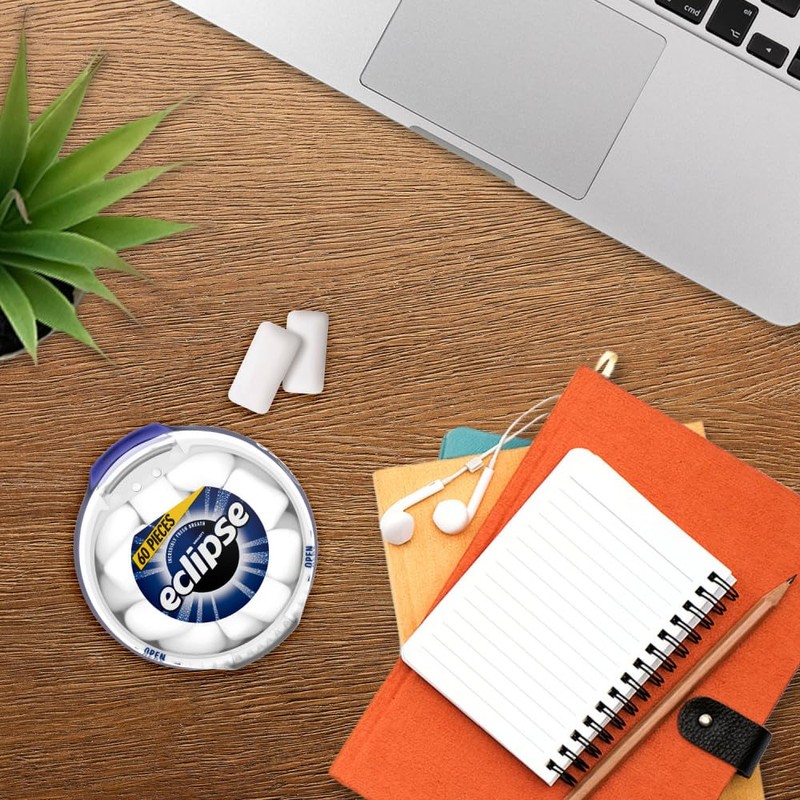 ECLIPSE Sugar-Free Gum Winterfrost, Chewing Gum Sugar Free in 60