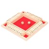 Wooden Number Board Dices Game Set Toy for 4 People