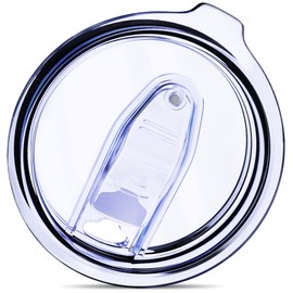 20 & 10 oz Pack of 1 Replacement Lid for Yti Tumblers - 3.3 Inch Diameter - Spill Proof Lids Silicon Sliding Covers, Fits Yti Tumblers, Hydro Flsk, Reusable No Leak Design, Splash Resistant Mug