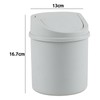 Lesbin 2 L Mini Desktop Bin with Lid, Table Waste