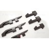 Auto 4PCS Grill Door Rear Matte Black AT4 OVERLAY Emblems