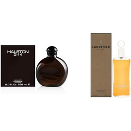 HALSTON Z-14 for Men 8.0 oz Cologne Spray & Karl Lagerfeld Paris Classic for Men Eau de Toilette Spray, 5 Ounce