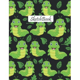 Caterpillar Sketchbook: Caterpillarerpillar Pattern Sketching, Sketch Drawing, Sketchbook For Men, Women, Girls, Boys And Kids