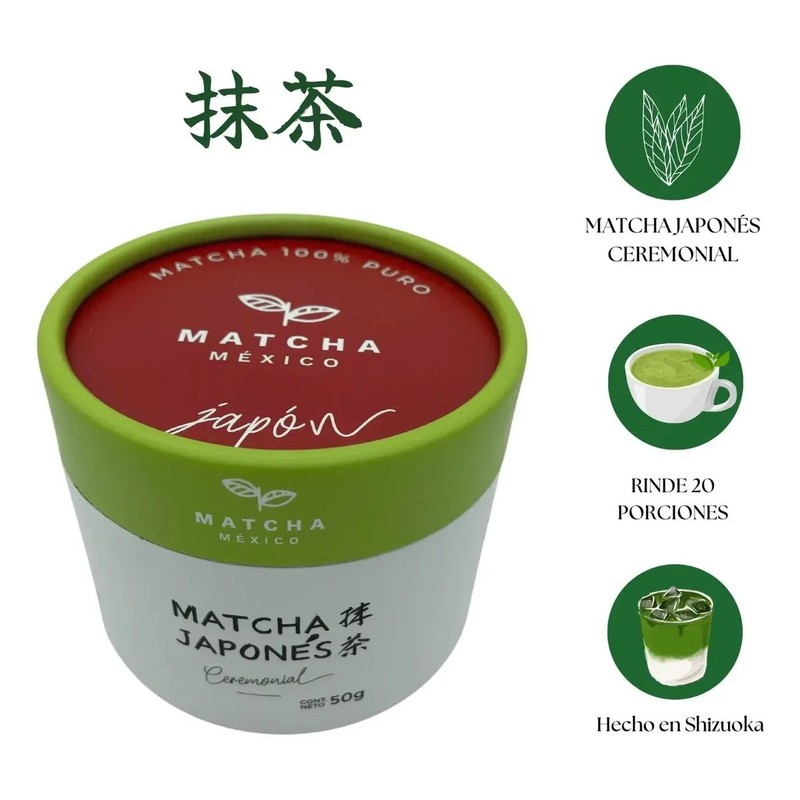 Matcha Japones 50g Grado Ceremonial 100 Puro Para Bebidas