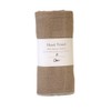 Nawrap - Toalla de mano de algodón orgánico, color marrón