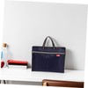 NOLITOY Oxford Fabric Document Bag Zippered Tote with Handle Spacious