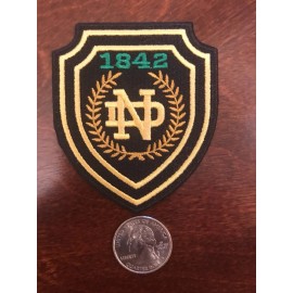 Unbranded Notre Dame Fighting Irish Vintage Embroidered Iron On Patch 3" x 2.5” Awesome