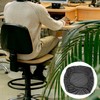 Luckious Black Waterproof Office Chair Cover,Stretch Chair Cover Protector,Removable Washable