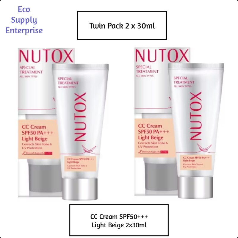 NUTOX Youth Restoring CC Cream SPF50 PA+++ Light Beige/Natural Beige