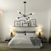 LXWNYY Sputnik Chandeliers- Modern Sputnik Ceiling Light Fixture 6 Lights