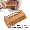 Beard Brush Comb Set for Men, Wooden Boar Bristle Hair