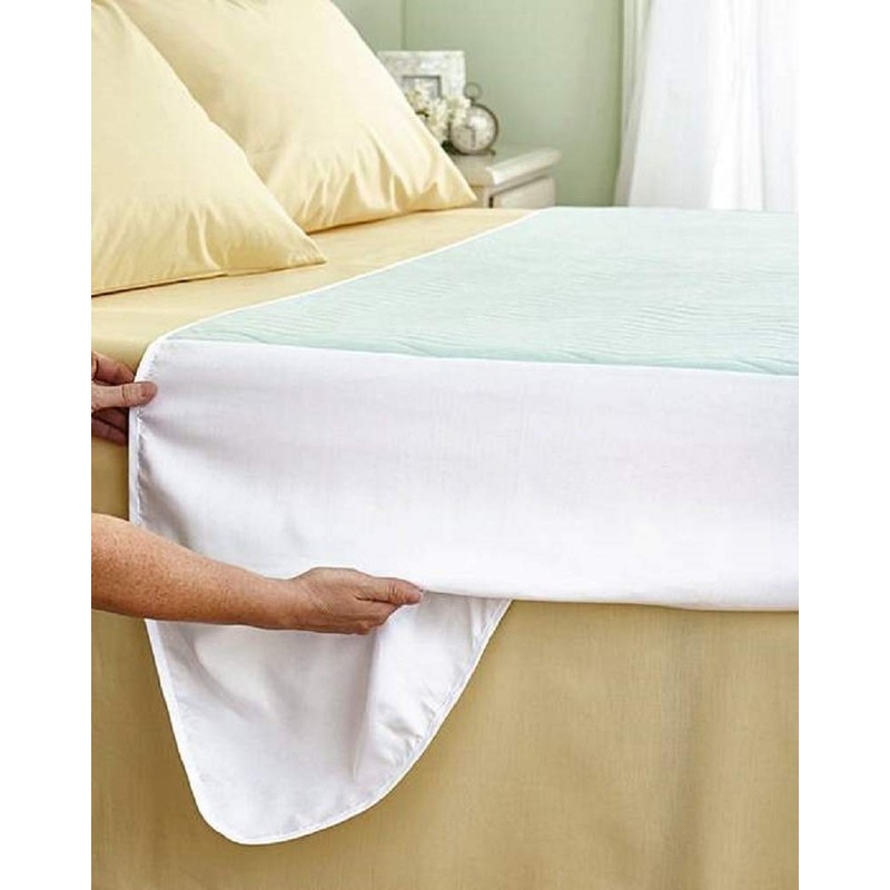 Deluxe Washable and Absorbent Reusable, Double-size Bed, Incontinence Pad/Waterproof Mattress