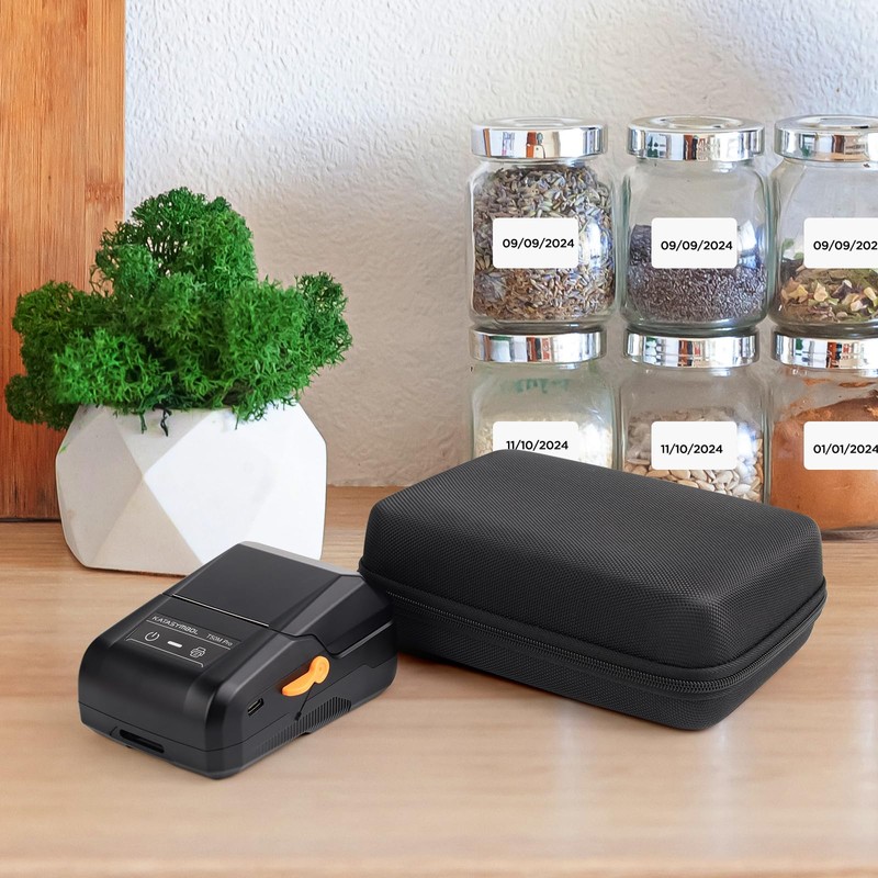 SUPVAN T50M Pro Label Maker Storage Case, Waterproof and Shockproof,