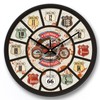 NUOVO 12 Inch Vintage Wall Clock Motorcycle Wall Clock with