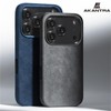 AKANTRA Italy Alcantara Case for iPhone17 Series,Handmade Fully-Wrapped Synthetic Suede