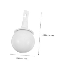 Outanaya Rolling Ball Cane Tip Walking Cane Tip with Hook Type Rolling Tip Blind Person Accessory for Indoor Outdoor Accessories