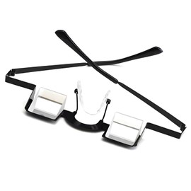 SooGree Lazy Glasses, Horizontal Prism Glasses,Lazy Spectacles for Bedridden Laying Dowd Reading and Watching TV in Bed
