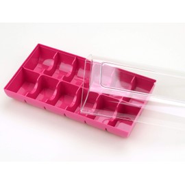 Macaron Packaging Fuchsia Pack of 12