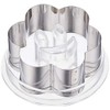 Tiger Crown Cookie Cutter, Silver, Clear, 2.8 x 2.8 x