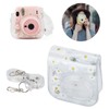 Transparent Camera Bag Daisy Pattern Single Shoulder Mini Photography Tool