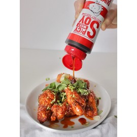 Dumpling Daughter Spicy Sweet Soy Sauce 8oz - A Perfect Combination of Brown Sugar Sweetened Soy Sauce Balanced with Spicy Chili Oil