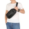 ZZNICK Genuine Leather Fanny Pack/Waist Bag/Organizer with Adjustable Belt, Multiple