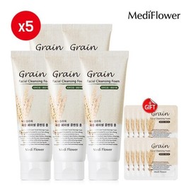 곡물 페이셜 클렌징폼 150mlx5+파우치10매 Grain Facial Cleansing Foam 150ml x 5 + 10 Pouches