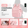 Leudes Knitting Bag Backpack, Yarn Storage Organizer Large Crochet Bag