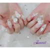 ⭐️ Happy Wedding Handmade Nail Tips ✨ - Short Stiletto