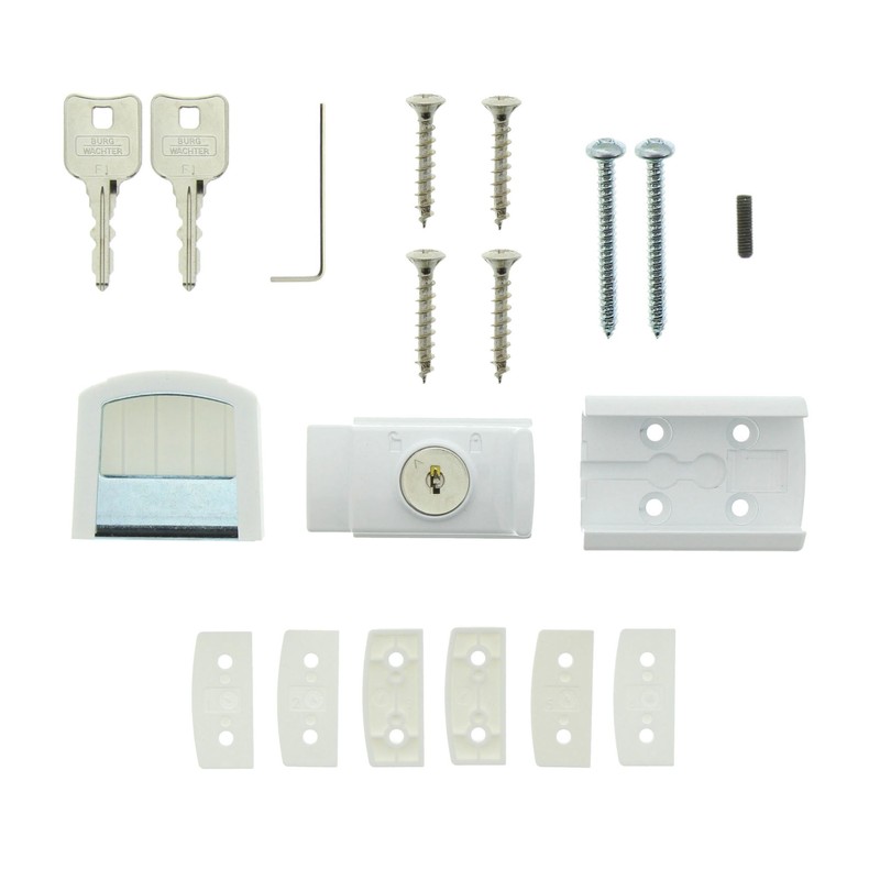 Burg-Wächter Winsafe WZ 60 W SB Window Protection, White, 45