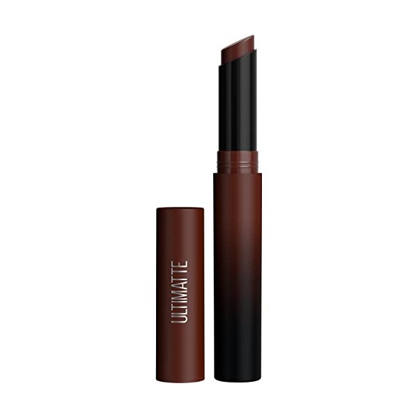 Maybelline New York Color Sensational Ultimatte Neo-Neutrals Slim Lipstick, Lightweight Blurring Formula with High-Impact Pigments, More Coffee, 0.06 oz