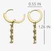 Andtry Gold Dangle Earrings for Women Trendy, 14K Gold Plated