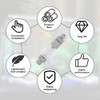 CO2 Bubble Counter, CO2 Regulator Bubble Counter with Check Valve,