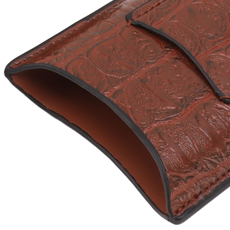 3 Finger Cigar Case Artificial Leather Soft Anti Fade Breathable