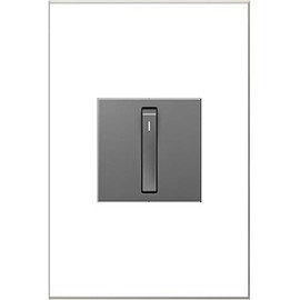 adorne, Home Lighting Controls, Toggle Light Switch, 3 Way Light Switch, Magnesium, Single Pole Light Switch, ASWR1532M4