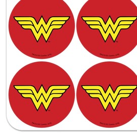 Wonder Woman Classic Logo Planner Calendar Scrapbooking Crafting Stickers
