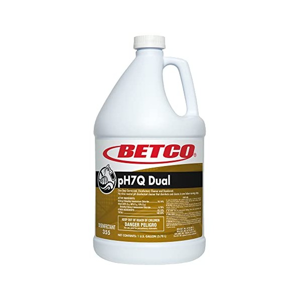 BetcoÂ® pH7Q Dual Multi-Purpose Cleaner, Pleasant Lemon Scent, 136 Oz