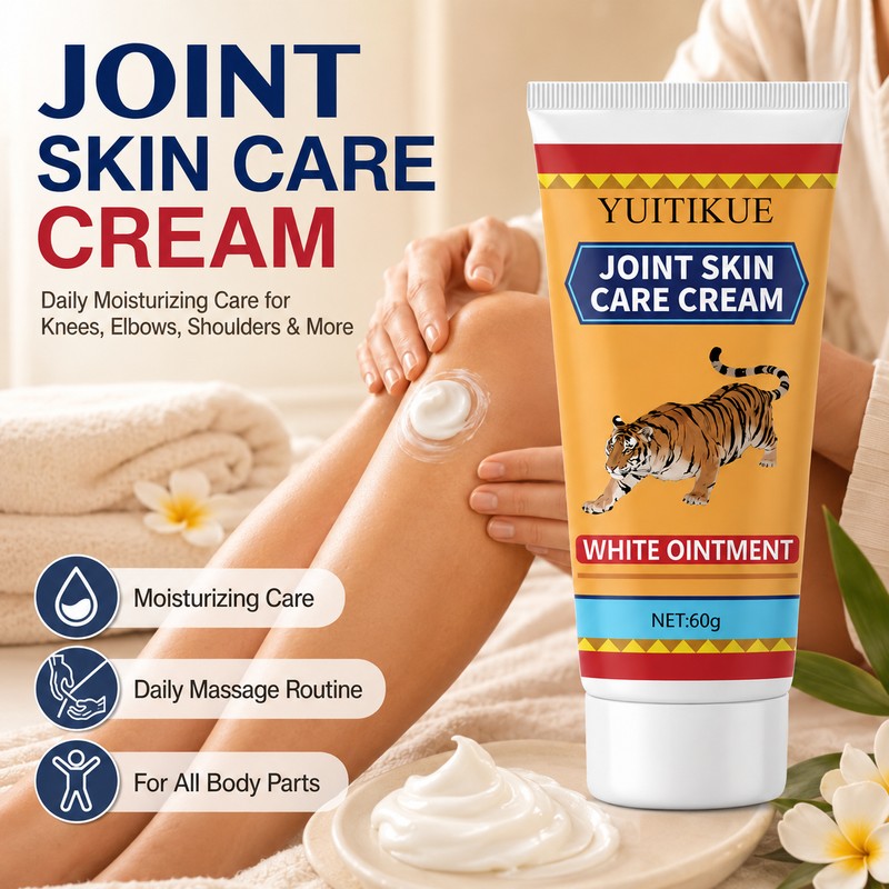 Tiger Joint Skin Cream for Post-Workout Massage – Moisturizing White