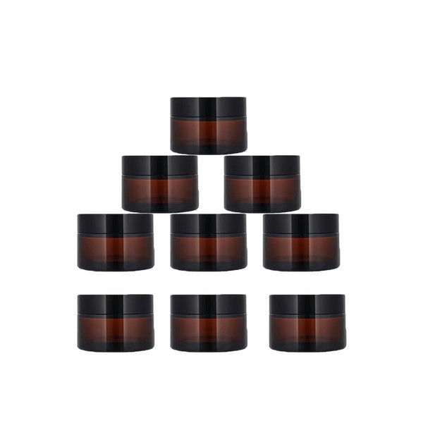 9 Pss 5g Small Glass Jars with Lids and Inner