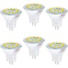 Lxcom Lighting LED MR11 Light Bulb 6 Pack 5W LED