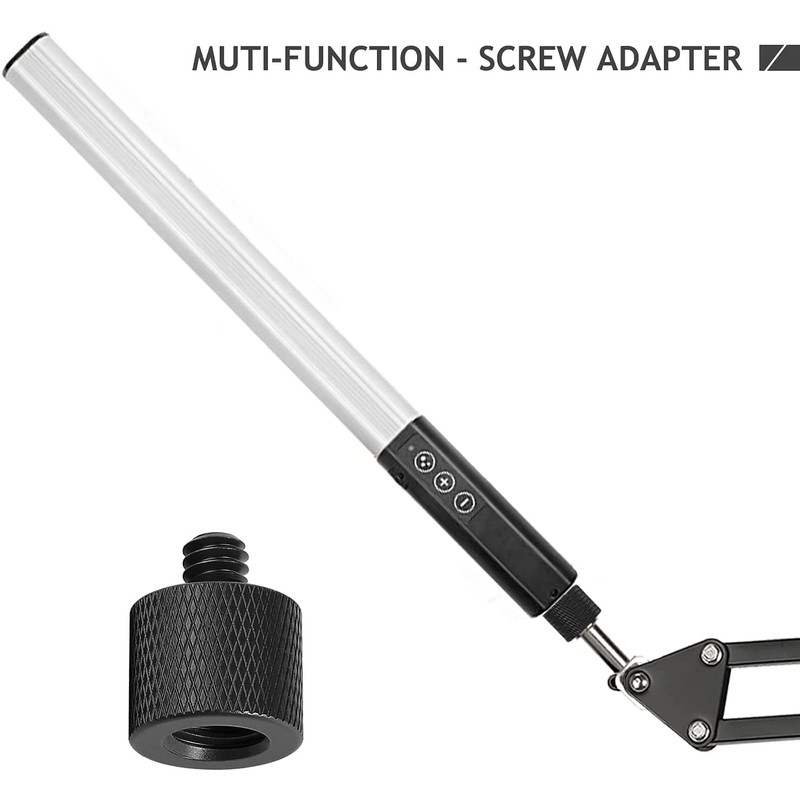 Camera Screw Conversion Adapter, Microphone Screw Adapter, 1/4 Male to