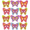 12 Card Butterfly Face Masks - Childrens Party Bag Fillers