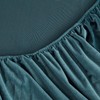 Plush Bed Sheet, 140 x 200 cm, Teal, Fleece, Winter